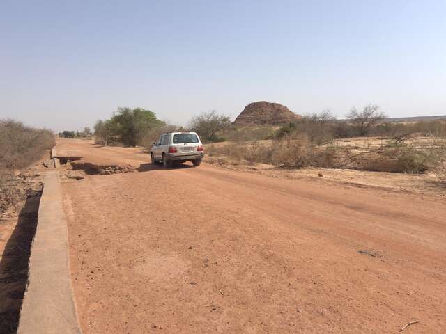 One of the two mobile health clinics on the road to Banibangou in the Tillaberi region, to provide essential healthcare. 