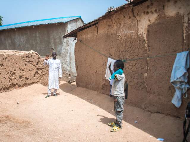 Despite the trauma of losing his wife and daughter in an attack, Yahaya is doing everything to provide a better future for his son.