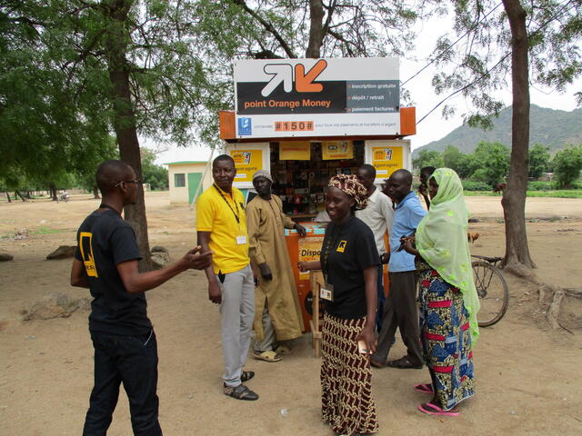 Mobile cash relief distributions in Cameroon allow people displaced by conflict to choose when and where to spend their cash.