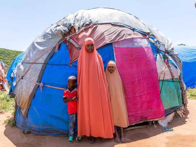 Teacher Misra and her children.