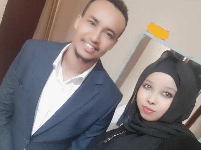 Selfie of Ahmed and Fardowso who both work for the IRC in Somalia