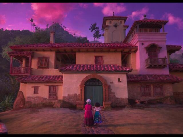 Screenshot of the house from 'Encanto'