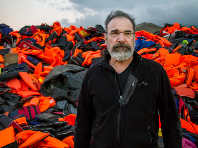 Mandy Patinkin in Lesbos, Greece