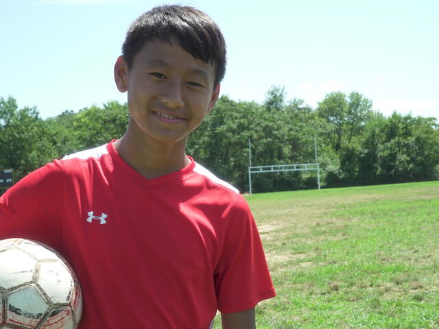 Kailash, 13, resettled by the IRC in 2012