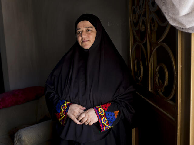 50-year-old Raqia fled her Syrian hometown for Jordan
