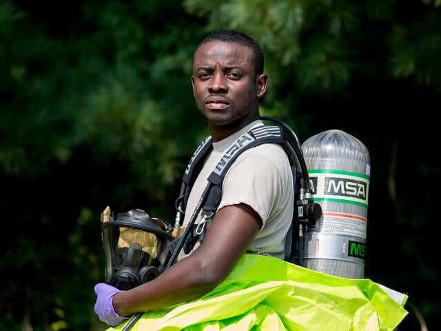 Congolese refugee works as a bio-environmental engineering technician in New Jersey