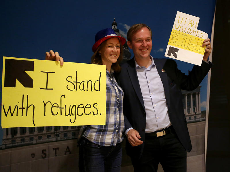 Nearly 200 humanitarians joined the International Rescue Committee to celebrate refugees in our community Nearly 200 humanitarians joined the International Rescue Committee to celebrate refugees in our community at Journey to the Wasatch.