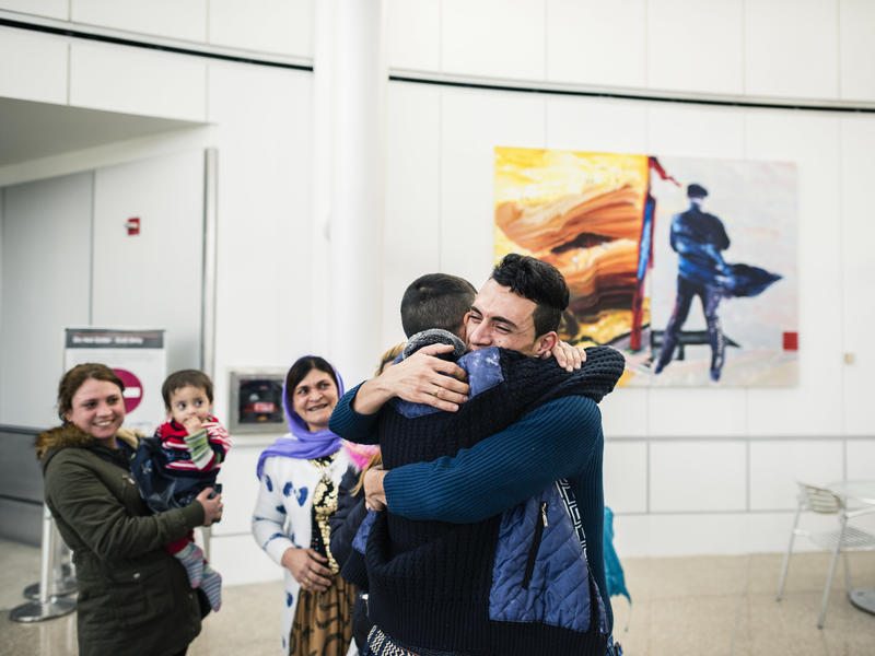 Yazidi family reunites in Seattle Yazidi family reunites in Seattle after Trump's travel ban