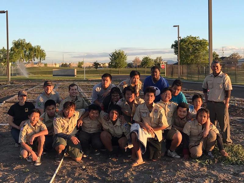 Karen/Karenni Boy Scout Troop of Utah at the New Roots Central Valley Garden Karen/Karenni Boy Scout Troop of Utah at the New Roots Central Valley Garden