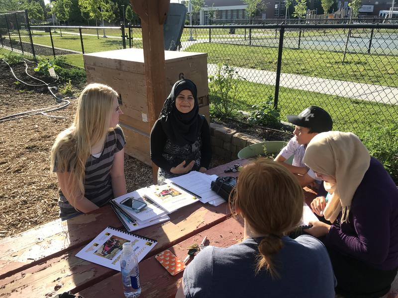 Practicing English In The Garden International Rescue Committee Irc