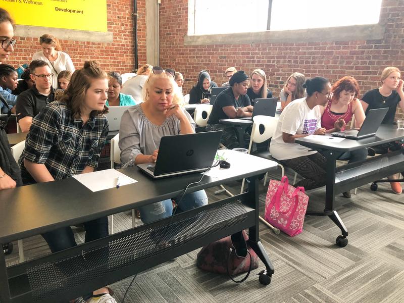 Refugee women and Pluralsight volunteers participate in Tech Workshop at the International Rescue Committee in Salt Lake City Refugee women and Pluralsight volunteers participate in Tech Workshop at the International Rescue Committee in Salt Lake City