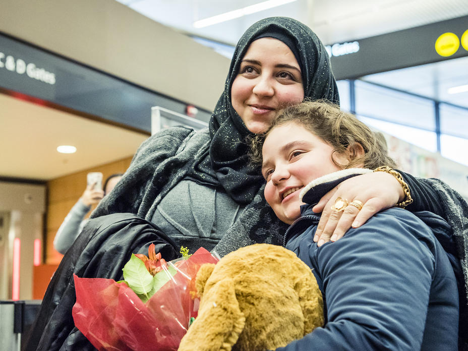 Bazara family airport reunion Bazara family airport reunion