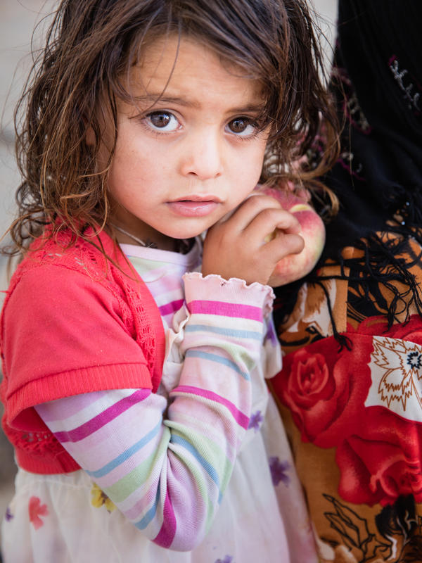 Young Syrian girl in Jordan