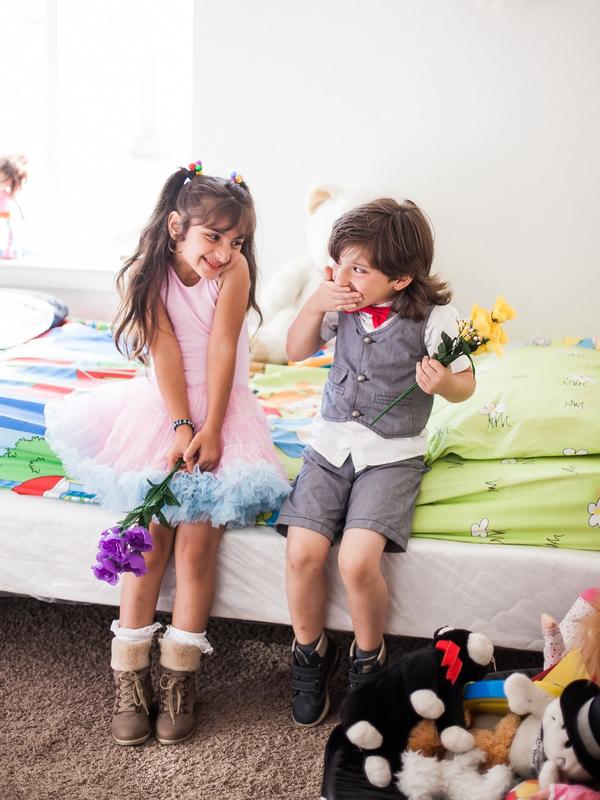 Six year-old Malak and her younger brother Abdullah in their home in Oakland. Malak and Abdullah in their home in Oakland.