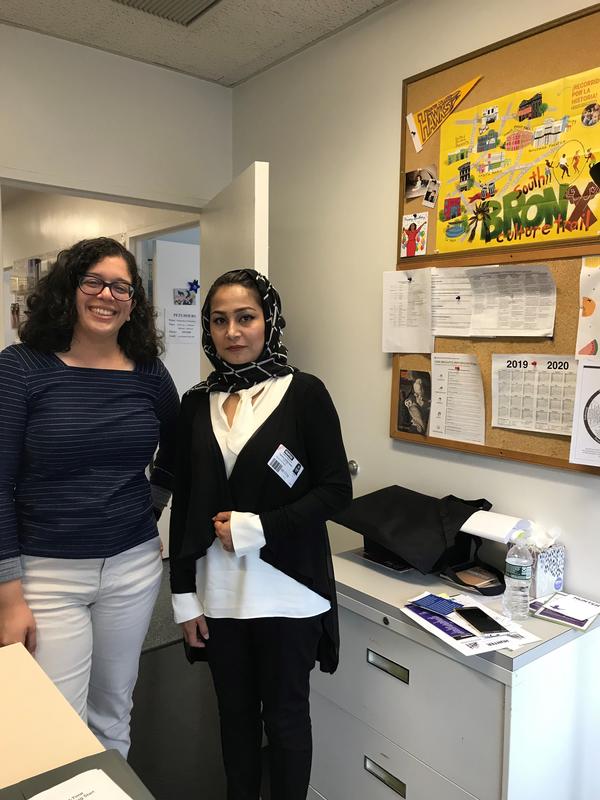 Tamana and Ashley Tamana and Ashley in the office