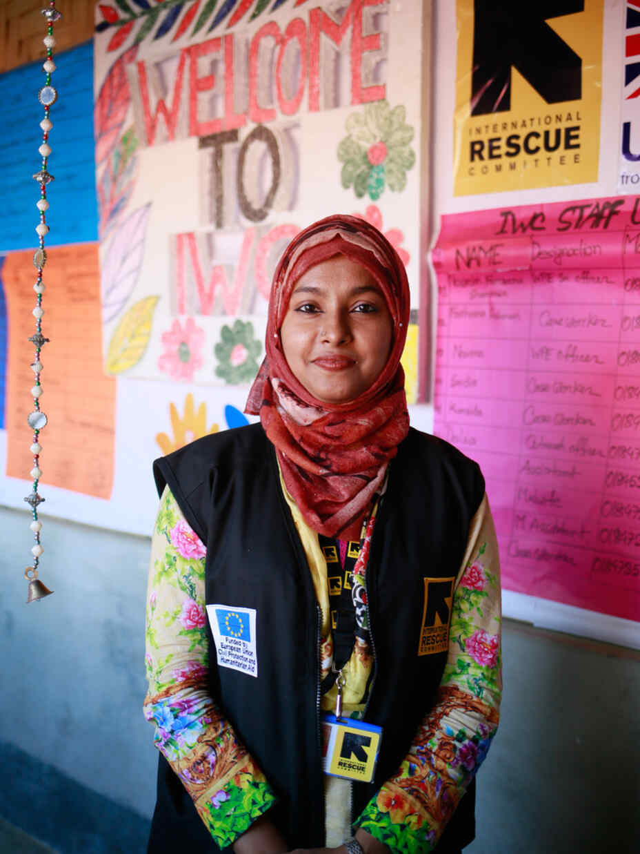 Dilshad, Ansvarig för ett kvinnocenter, Cox's Bazar, Bangladesh.