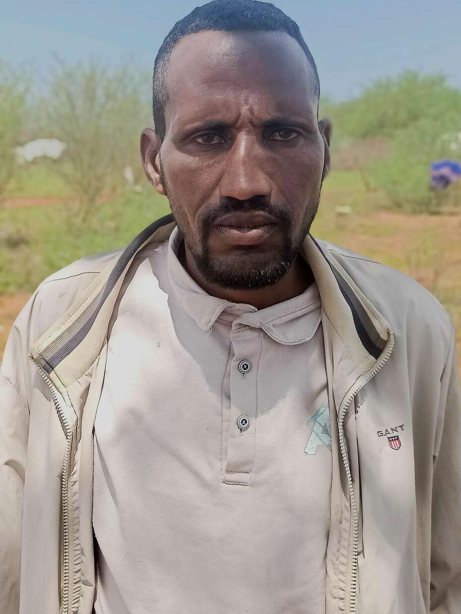 Dulecha Jateni had to flee the place he had been living in for his whole life to protect himself and his family, and found refuge at the Melka Adi IDP site.