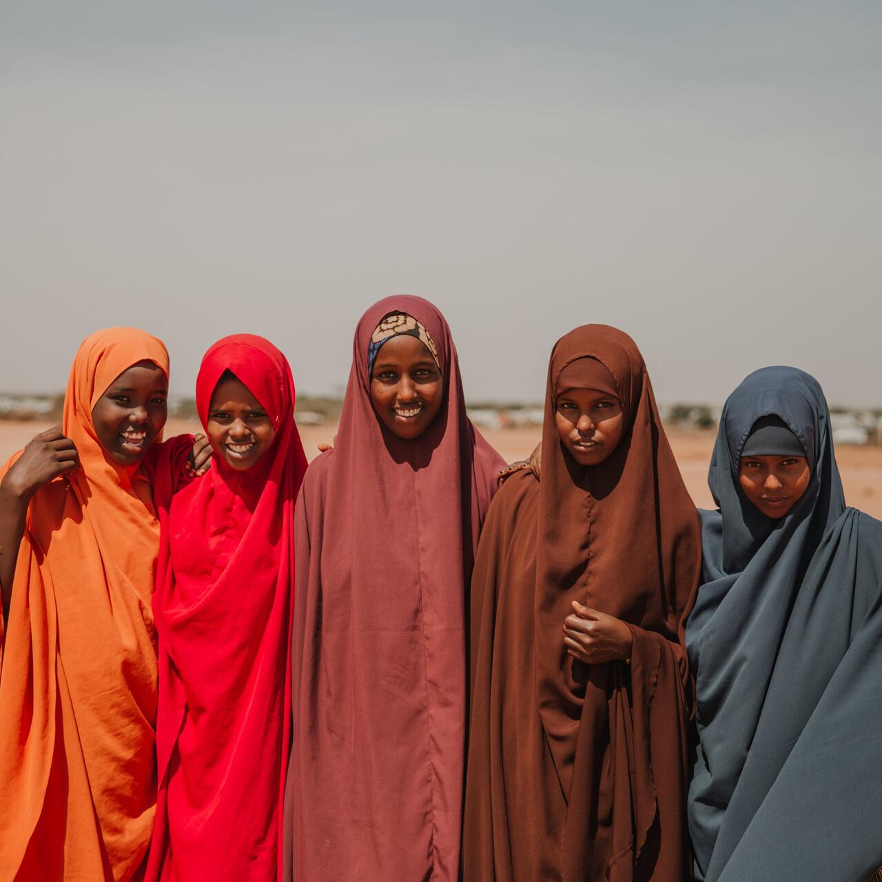 Women standing together