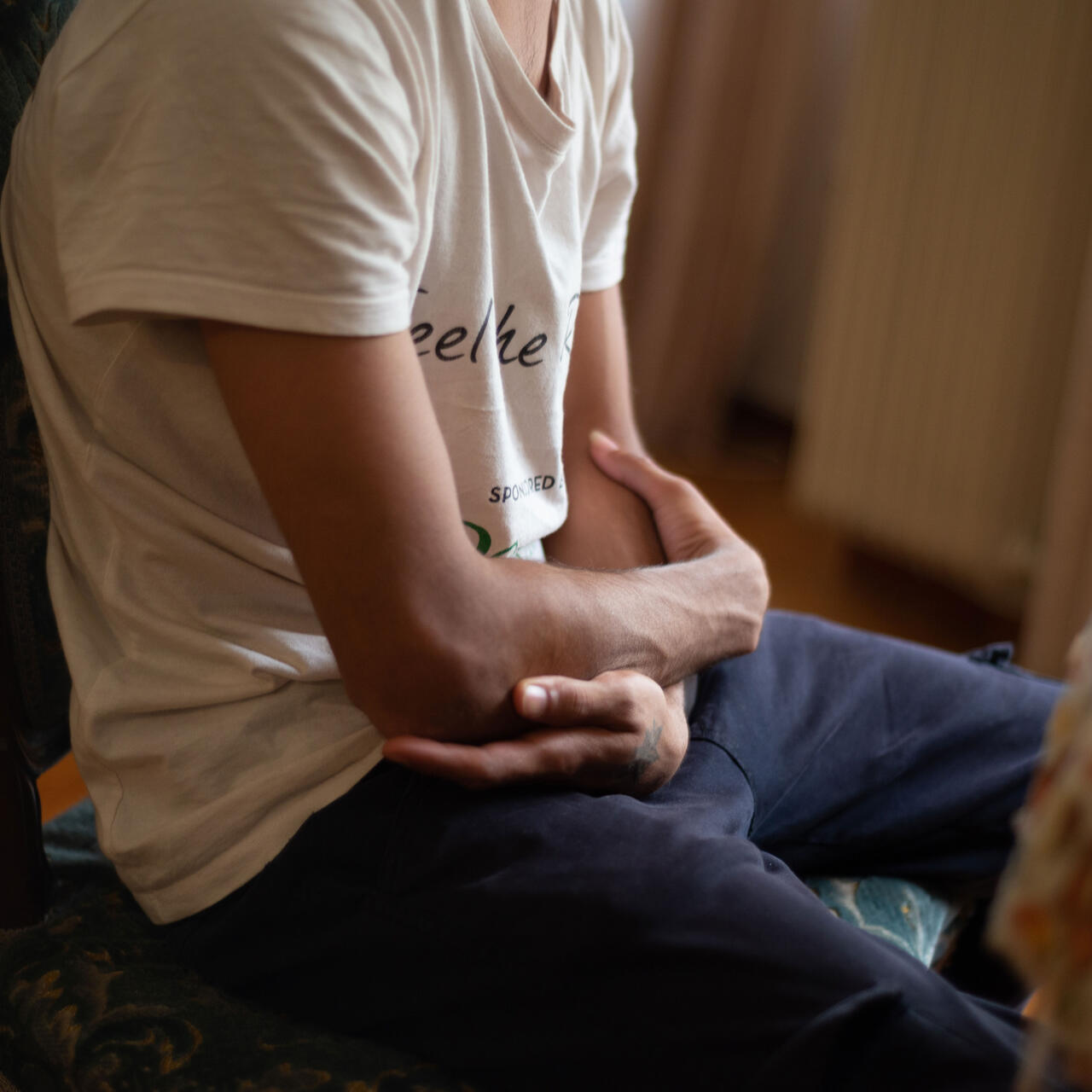 Teenager at a Supported Independent Living unit in Athens