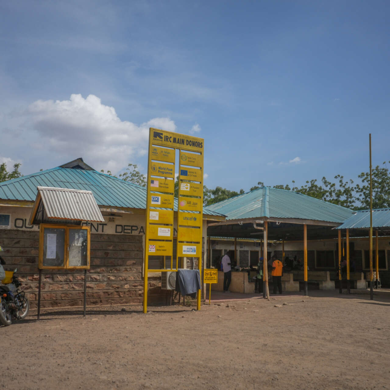  A view of IRC-run Amusait Hospital at Kakuma Refugee Camp in Northern Kenya.