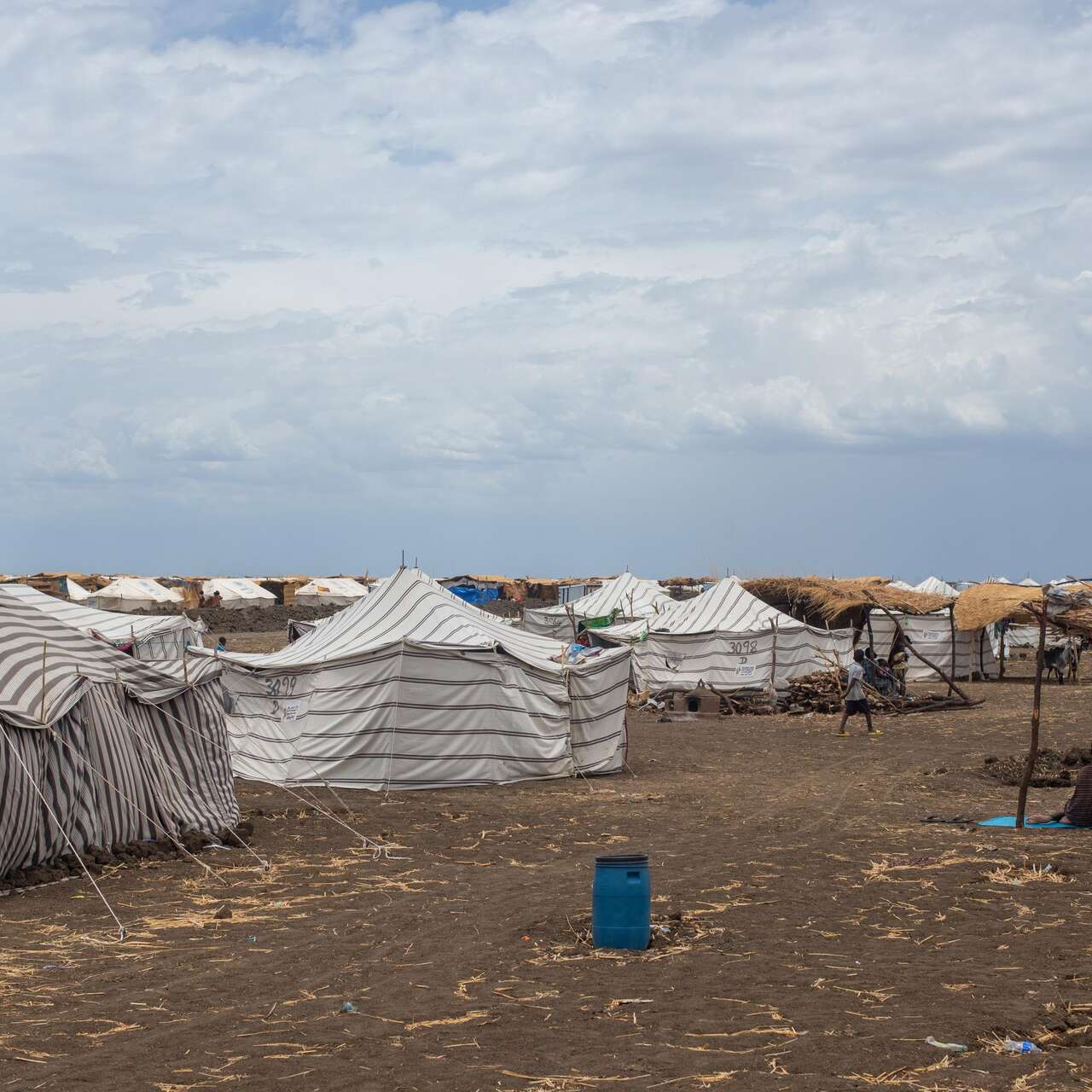 Landscape in Soudan camp
