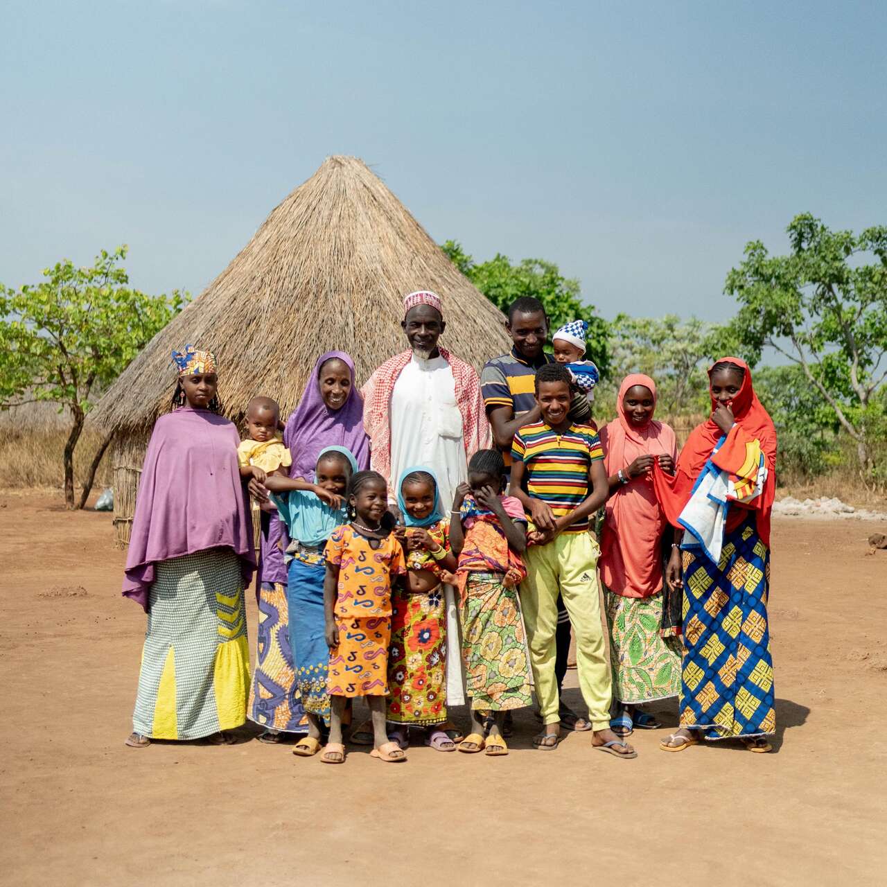 Maimouna and her family 