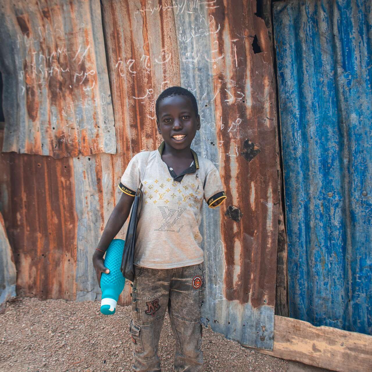 10-year old Ibrahim dreams of becoming a doctor when he grows up.