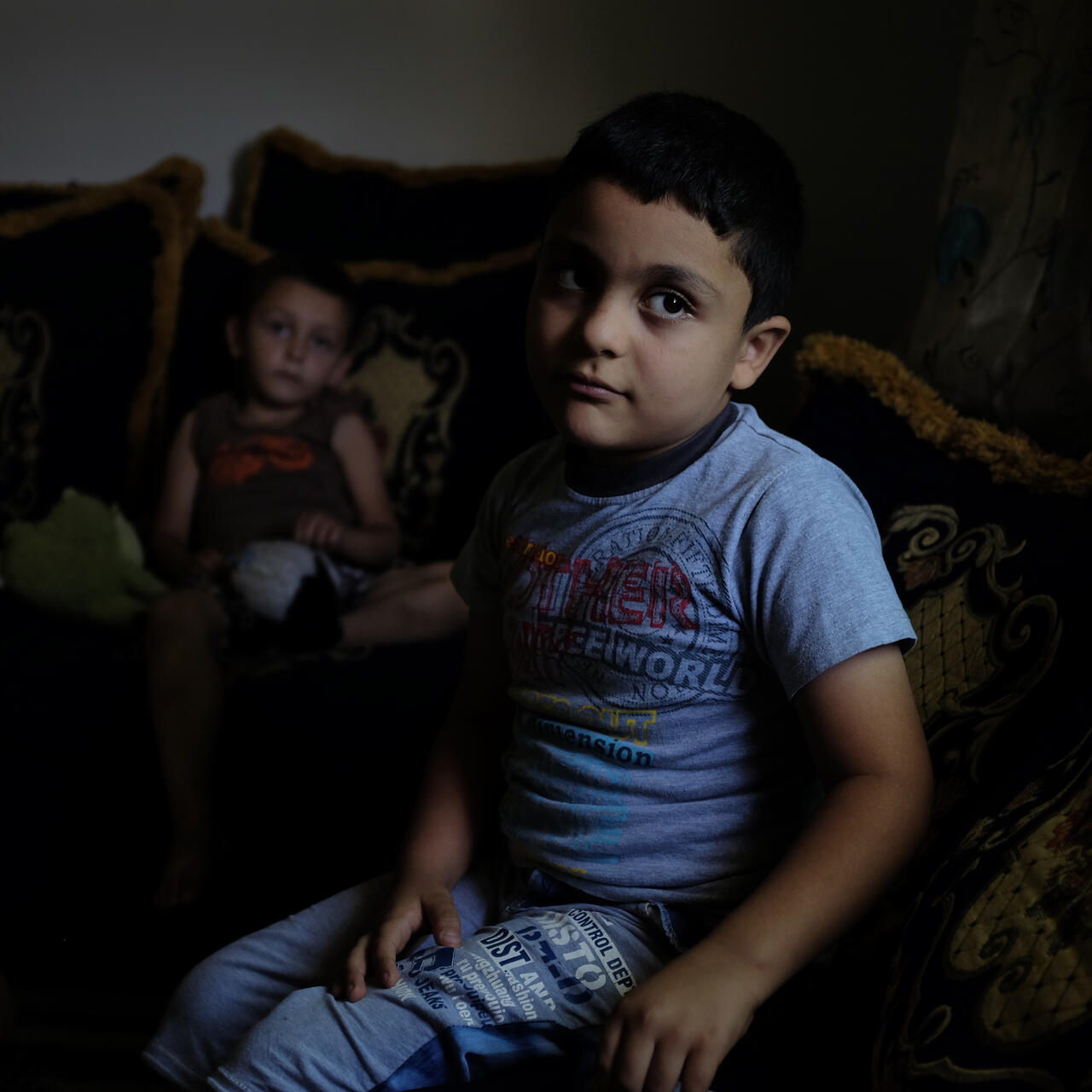 7-year-old Hisham