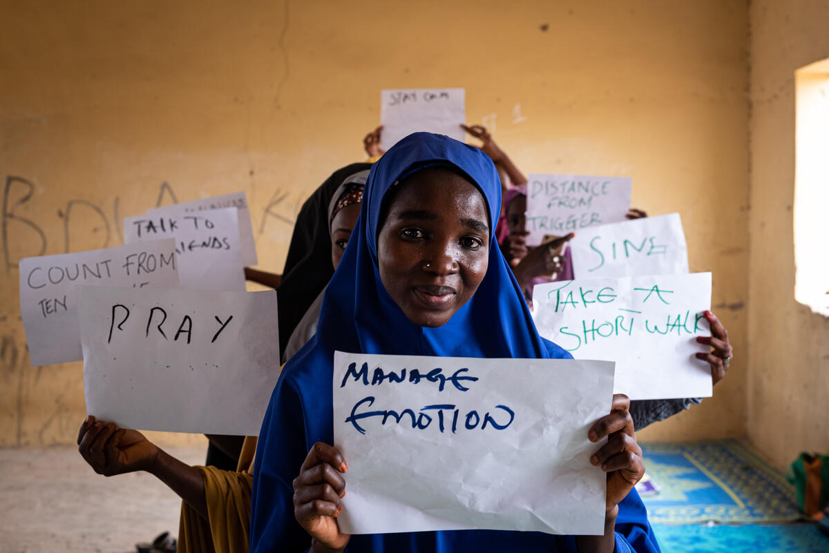 Girls in Nigeria learn how to manage their emotions