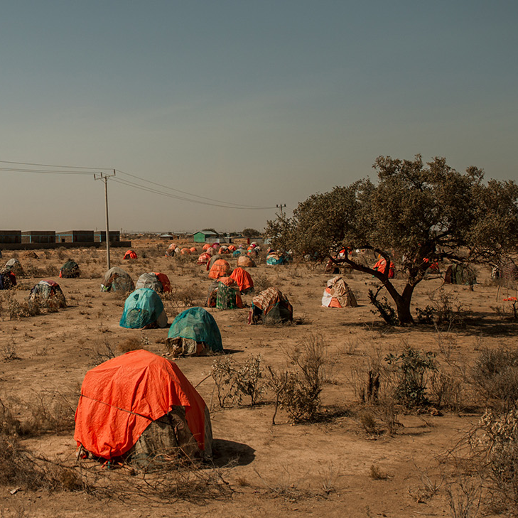 Somali Communities forced to relocate due to drought making it difficult to feed livestock