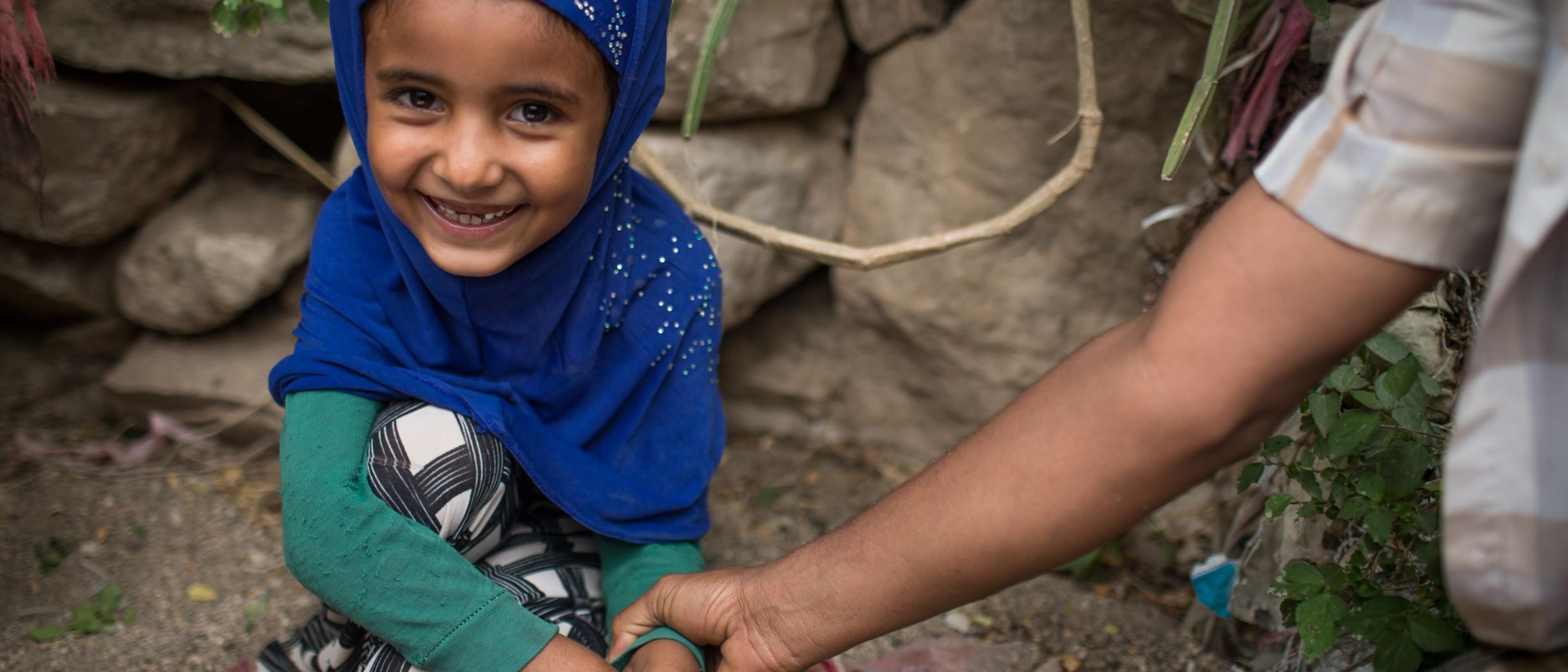 A young girl in Yemen