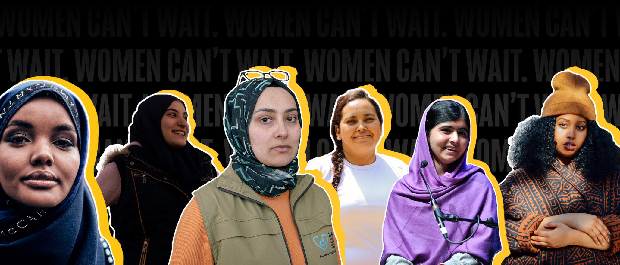 Collage of woman activists and change makers