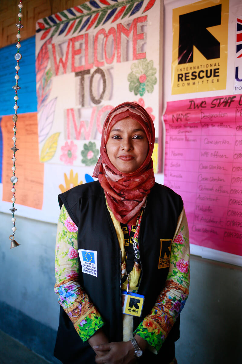 Dilshad, Responsible for a Women's Centre in Cox's Bazar, Bangladesh.