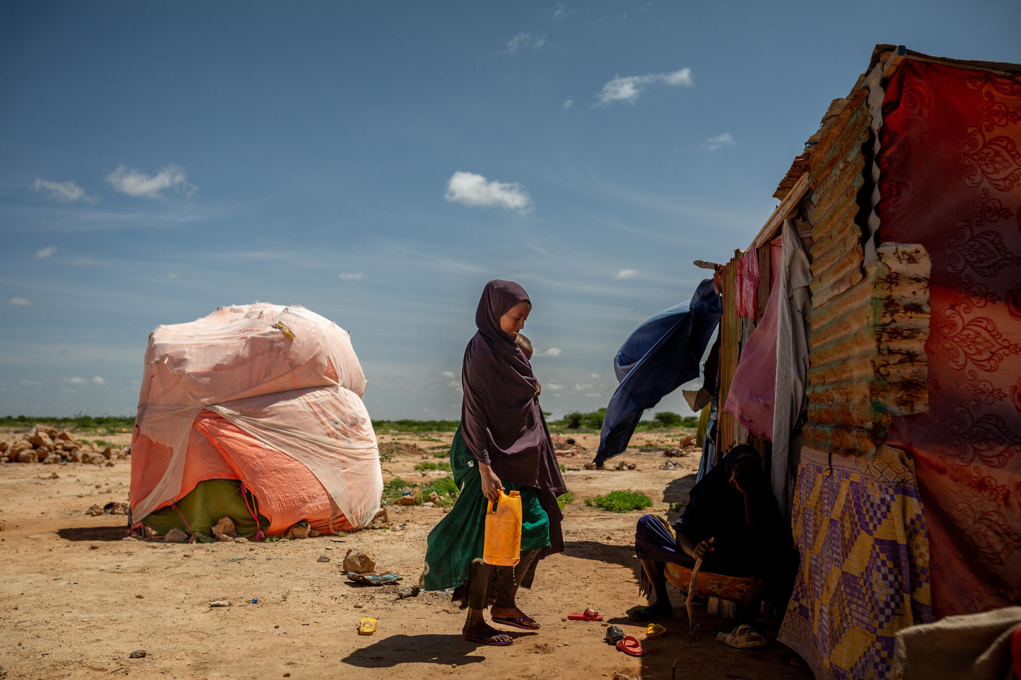 Halima is a displaced mother of five who received access to clean water through the IRC.