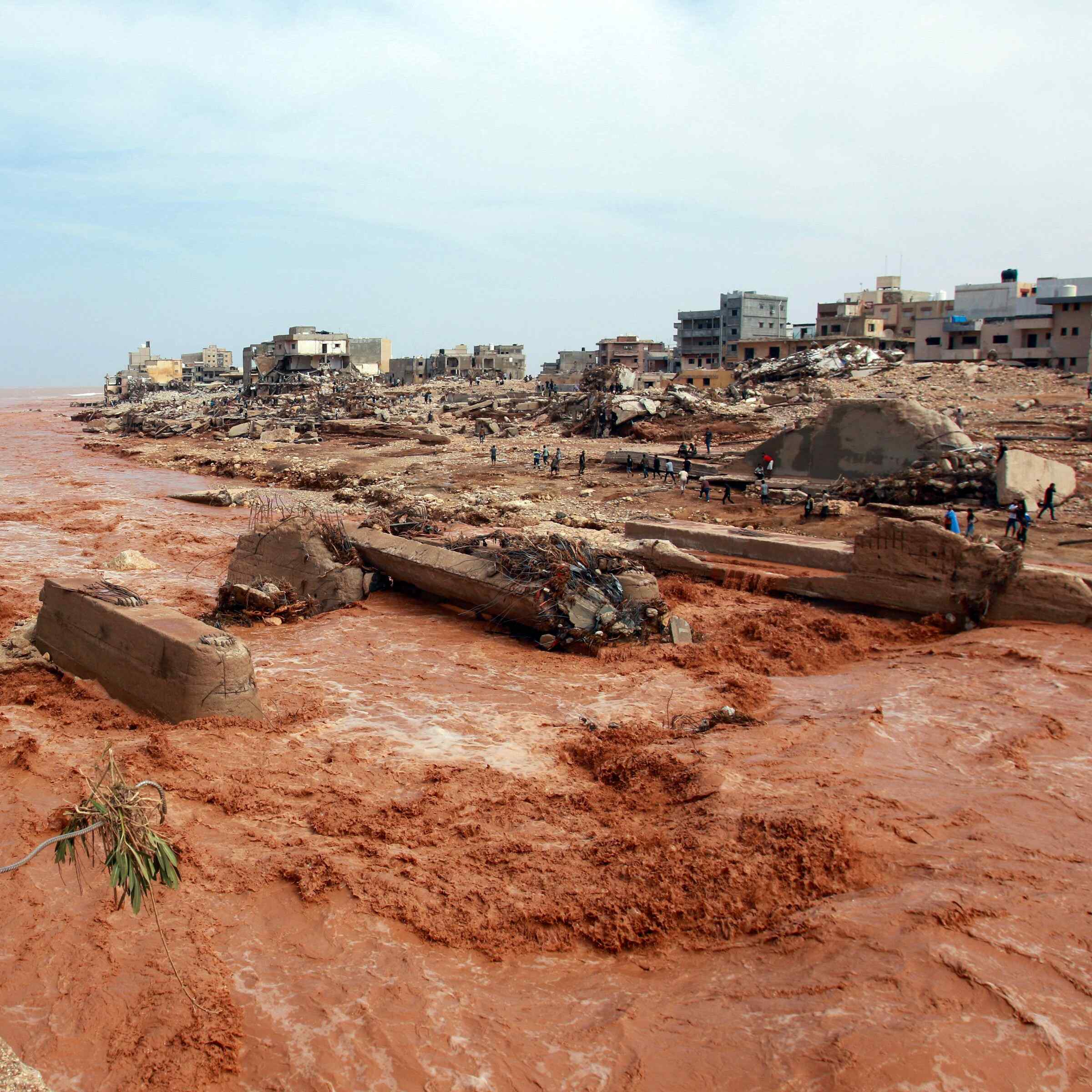 Libya flooding aftermath