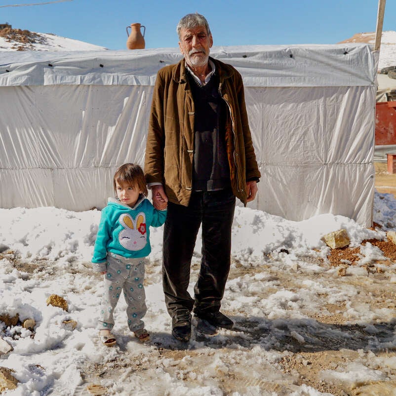 Syrian refugees living in makeshift camps in Lebanon's Bekaa Valley struggle through winter storms. According to UNHCR, Lebanon hosts the most refugees globally per capita, with 1.5 million Syrian refugees.