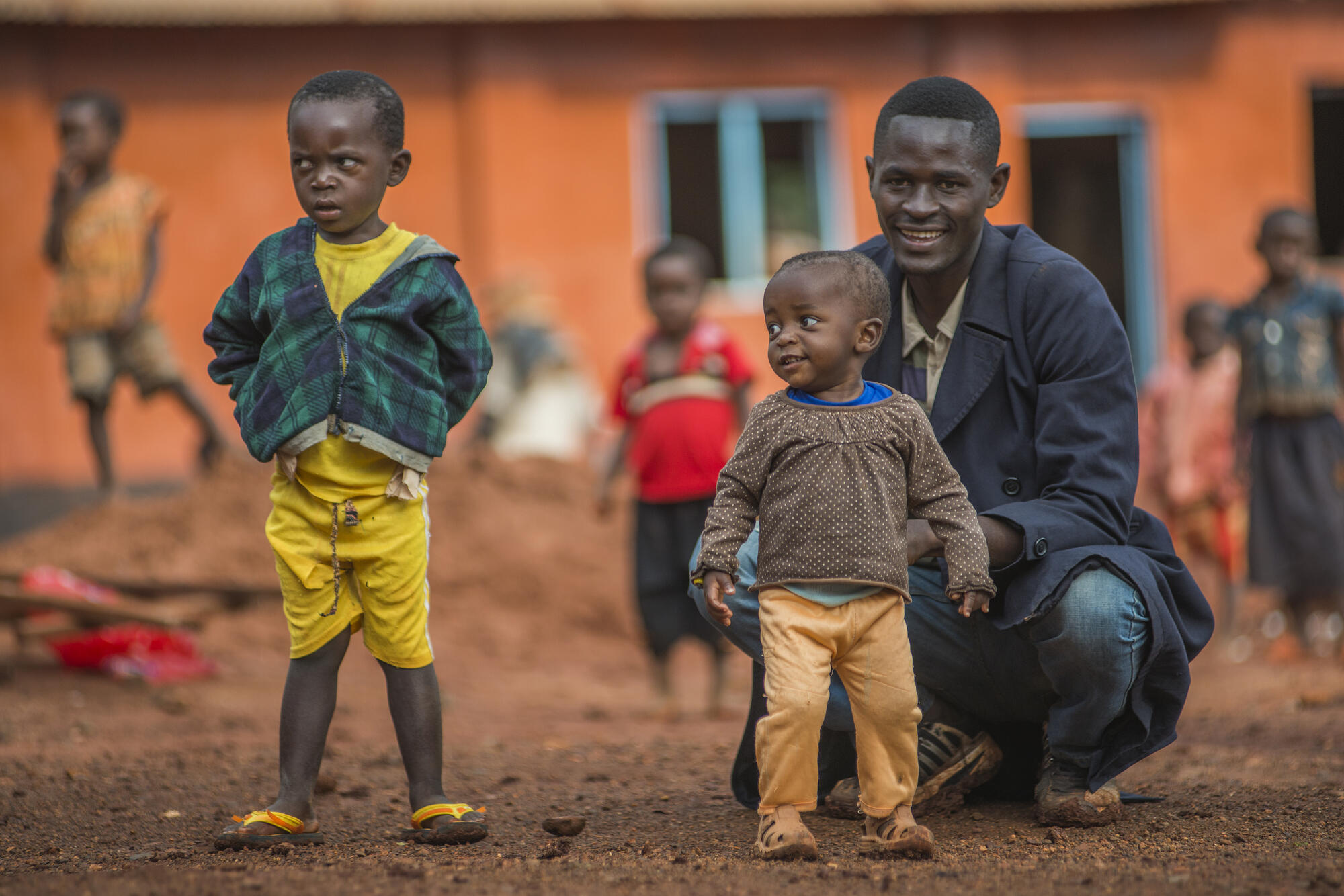 Amisi Sungura Bakari, 26, is a Congolese refugee who lives in Nyarugusu refugee camp along with his young family.