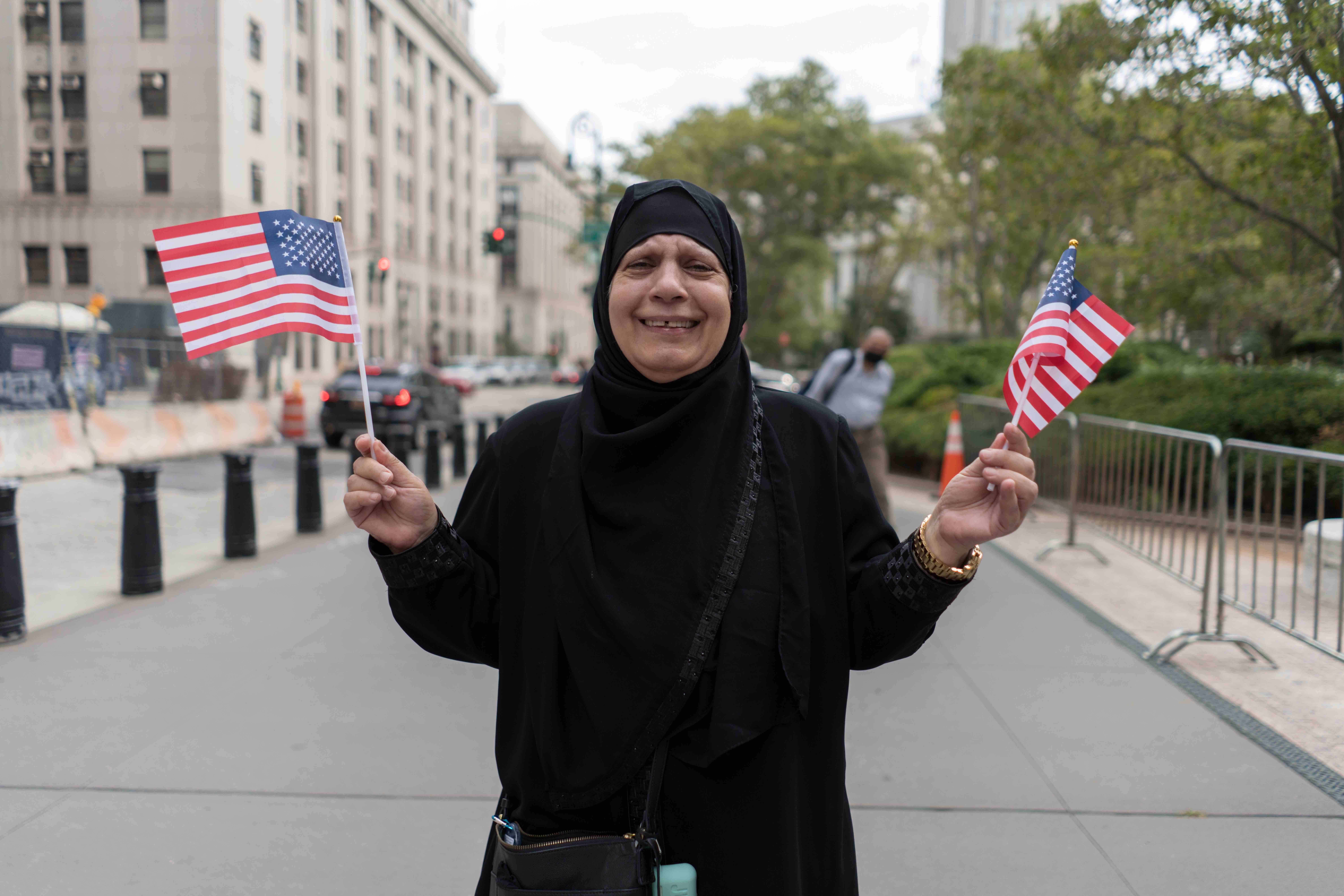 Maha, an Iraqi refugee and mother of five, studied hard for her U.S. citizenship.