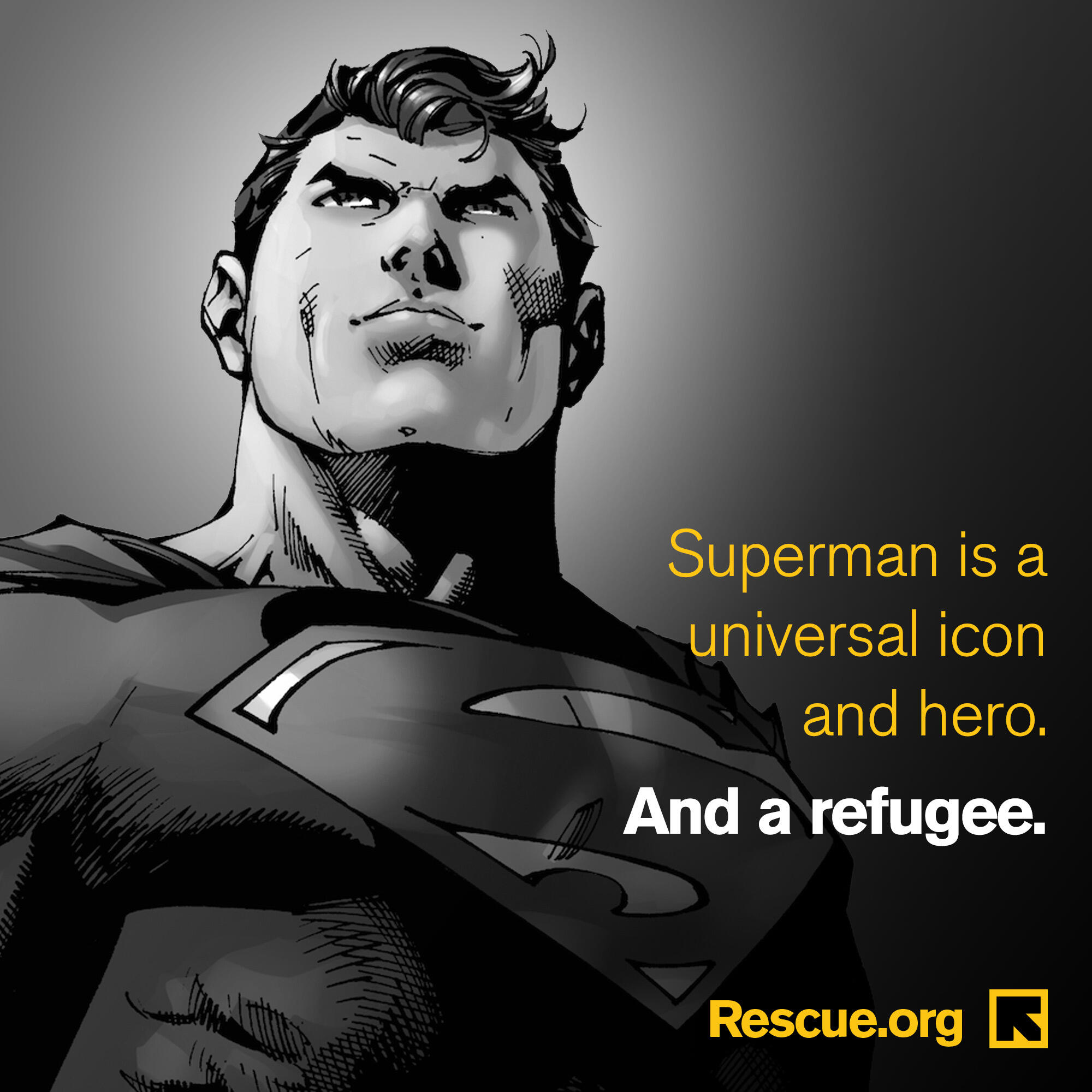 Superman was a refugee