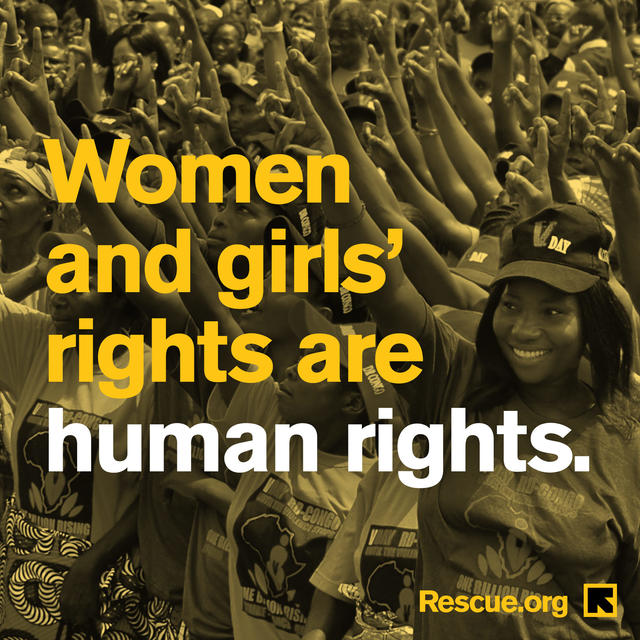 Women and girls' rights are human rights