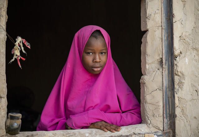Die 15-jährige Maryama lebt in einer Region von Niger, in der die Gewalt in den letzten zwei Jahren eskaliert ist.