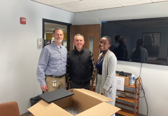 Justin Howell, David Healy, and Heloise Ahoure