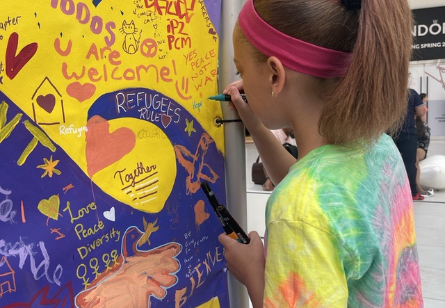  IRC's World Refugee Day Mural Celebration