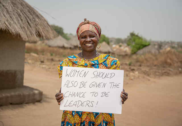 Loyce*, en aktivist inom kvinnogruppen Togoletta, står upp för kvinnors rättigheter i Uganda. Togoletta är en av många lokala organisationer i Uganda som RESCUE stöder.