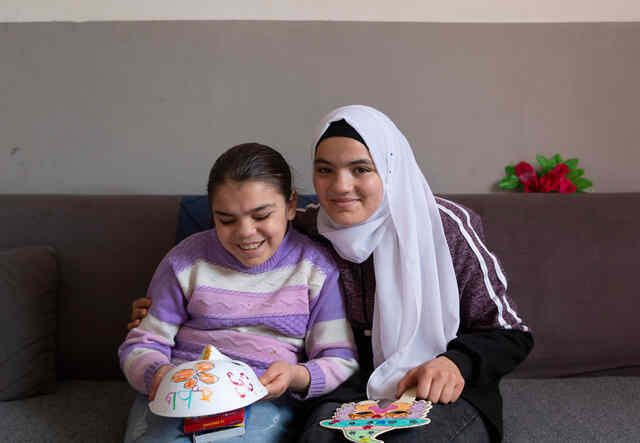 Ameera and her sister Ruqaya