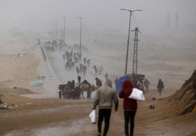Palestinians return to their communities after a ceasefire in Gaza.