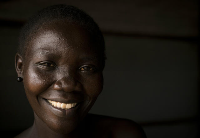 Lilian Dawa at Bidi Bidi refugee settlement, Uganda