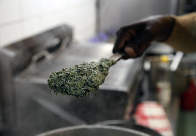 Spinach stew