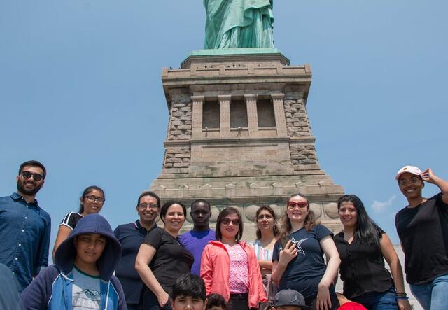 Group visit to Statue of Liberty