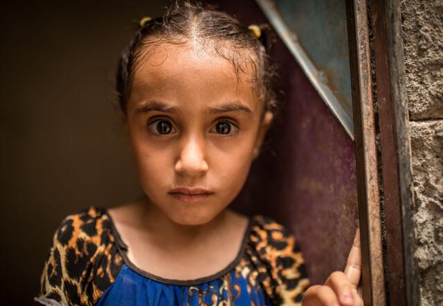 예멘의 어린 소녀 디마